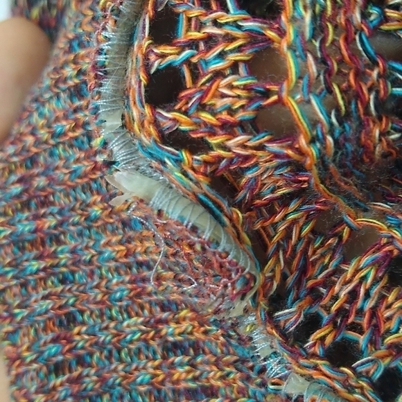 CANYON River Blues Rainbow Knit Oversized Crop Top - Picture 7 of 7